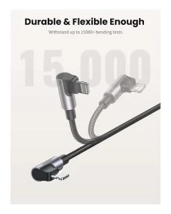 UGREEN 60763 USB-C To Right Angled Lightning Cable -Music Equipment Store GC 60763 3