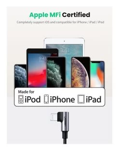 UGREEN 60763 USB-C To Right Angled Lightning Cable -Music Equipment Store GC 60763 5