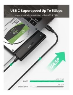 UGREEN 70610 USB-C 3.0 To 2.5-Inch SATA Converter - 50cm -Music Equipment Store GC 70610 2