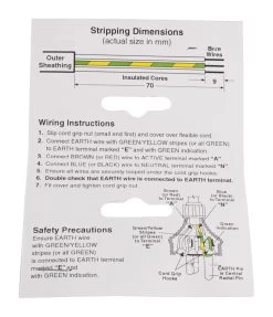 Clipsal 3-Pin Power Plug - Australian - 10A - Large Diameter Cable -Music Equipment Store HK 439SXHD AU 3 Pin 1