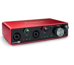 Focusrite Scarlett 4i4 Gen 3 4-in 4-out USB Audio Interface With 2 Mic Preamps