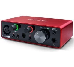 Focusrite Scarlett Solo Gen 3 2-in 2-out USB Audio Interface With 1 Mic Preamp -Music Equipment Store IMA FOC SCSOLO GEN3 3
