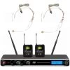 ICM IU-2079 B10 Dual Channel Wireless Microphone System - 2 Bodypack Transmitters -Music Equipment Store IU 2079 B10