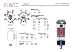 JJ Electronic 6L6 Power Tubes - Matched Pair -Music Equipment Store JJE 6L6 PAIR 2