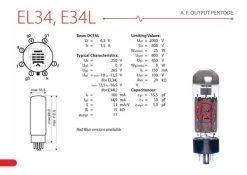 JJ Electronic EL34 Power Tubes - Matched Pair -Music Equipment Store JJE EL34 PAIR 3