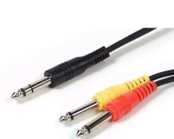 SWAMP Budget Series - Insert / Y Cable TRS To Dual 1/4" TS - 2m