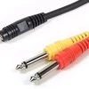 SWAMP Budget Series - 3.5mm To Dual 1/4" - Mixer To PC Audio Cable - 2m -Music Equipment Store KF L 1 8m 2x1 4m 2m