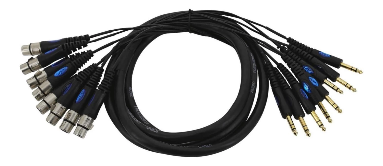 SWAMP 8 Channel XLR(f) - 1/4" TRS Balanced Loom / Multicore - 3m 3 SWAMP 8 Channel XLR(f) - 1/4" TRS Balanced Loom / Multicore - 3m