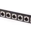 SWAMP Patch Panel - 12ch XLR Male - 1RU 19 Inch -Music Equipment Store KF PB 002M