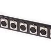 SWAMP Patch Panel - 12ch XLR Female - 1RU 19 Inch -Music Equipment Store KF PB 003F