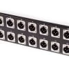 SWAMP Patch Panel - 24ch XLR Male - 2RU 19 Inch -Music Equipment Store KF PB 004M