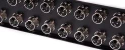 SWAMP Patch Panel - 24ch XLR Male - 2RU 19 Inch -Music Equipment Store KF PB 004M 2