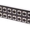 SWAMP Patch Panel - 24ch XLR Female - 2RU 19 Inch -Music Equipment Store KF PB 005F