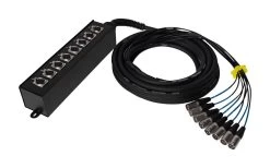 8 Channel Multicore Cable W/ SLIM STYLE Stage Box - 10m