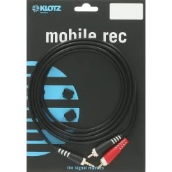 KLOTZ AY7 Lightweight Y-Cable Mini Jack 3.5mm To 2x RCA Plug - 2m 9 KLOTZ AY7 Lightweight Y-Cable Mini Jack 3.5mm To 2x RCA Plug - 2m -Music Equipment Store KLZ AY7 0200 2m 3