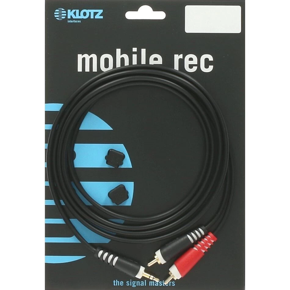 KLOTZ AY7 Lightweight Y-Cable Mini Jack 3.5mm To 2x RCA Plug - 2m 6 KLOTZ AY7 Lightweight Y-Cable Mini Jack 3.5mm To 2x RCA Plug - 2m - Image 4