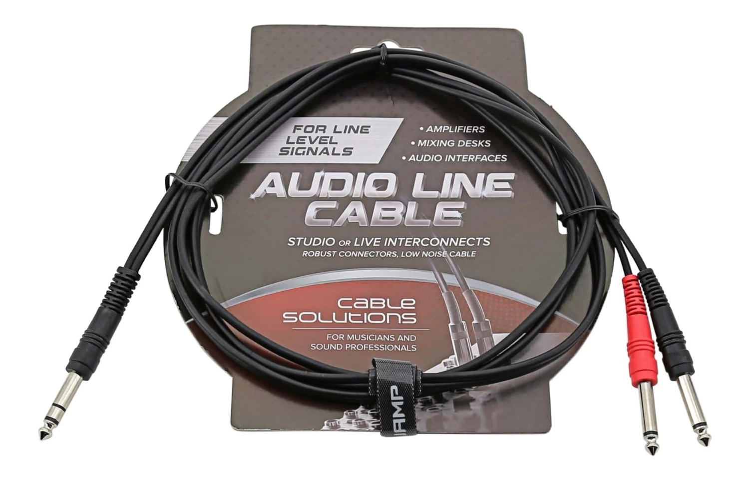 SWAMP Stereo 1/4" To Dual Mono 1/4" Cable - 1m 4 SWAMP Stereo 1/4" To Dual Mono 1/4" Cable - 1m - Image 2