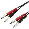 SWAMP 2x 1/4" To 2x 1/4" Jack - Dual Audio Cable - 30cm 2 SWAMP 2x 1/4" To 2x 1/4" Jack - Dual Audio Cable - 30cm -Music Equipment Store L 2x1 4 MO 2x1 4 MO 30cm