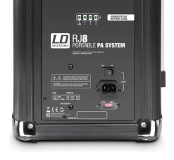 LD Systems RJ8 Road Jack 8" Battery Powered Bluetooth Speaker With Mixer -Music Equipment Store LD LDRJ8 PPA 100W 3