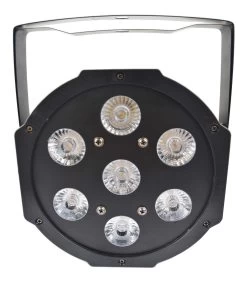 Stage Lighting Compact LED DMX PAR - RGBW 7 LED -Music Equipment Store LT LP F07 3