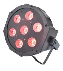 Stage Lighting Compact LED DMX PAR - RGBW 7 LED -Music Equipment Store LT LP F07 5