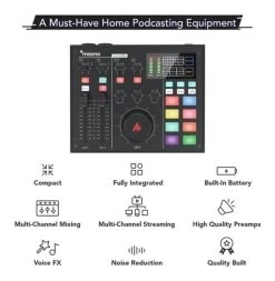 MAONO Maonocaster AM100K2 Podcast Production Studio Kit -Music Equipment Store MAO CASTER AM100K2 3