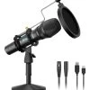MAONO HD300T USB/XLR Dynamic Broadcast Microphone -Music Equipment Store MAO HD300T