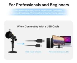 MAONO HD300T USB/XLR Dynamic Broadcast Microphone -Music Equipment Store MAO HD300T 2