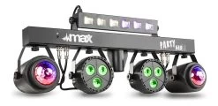 MAX PartyBar10 Lighting Package - 2x Jelly Moon 2x PAR And 1x UV/Strobe -Music Equipment Store MAX PARTYBAR10 1
