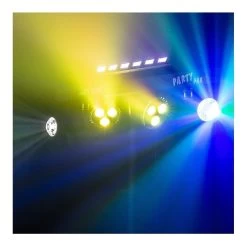 MAX PartyBar10 Lighting Package - 2x Jelly Moon 2x PAR And 1x UV/Strobe -Music Equipment Store MAX PARTYBAR10 5