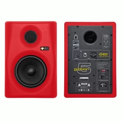 Pair Of Monkey Banana Gibbon Series Active 5" Studio Monitors - Red -Music Equipment Store MKB Gibbon5V3 Red