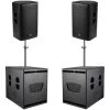 PowerWorks Medium Powered PA - 2x 15" Subwoofer + 2x 12" FOH Speakers 1 PowerWorks Medium Powered PA - 2x 15" Subwoofer + 2x 12" FOH Speakers -Music Equipment Store MP 2 MA 15SUB 2 PAJ 12