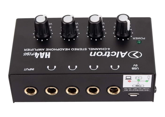 Alctron HA4-Plus Portable 4-Channel Headphone Amplifier 6 Alctron HA4-Plus Portable 4-Channel Headphone Amplifier - Image 4