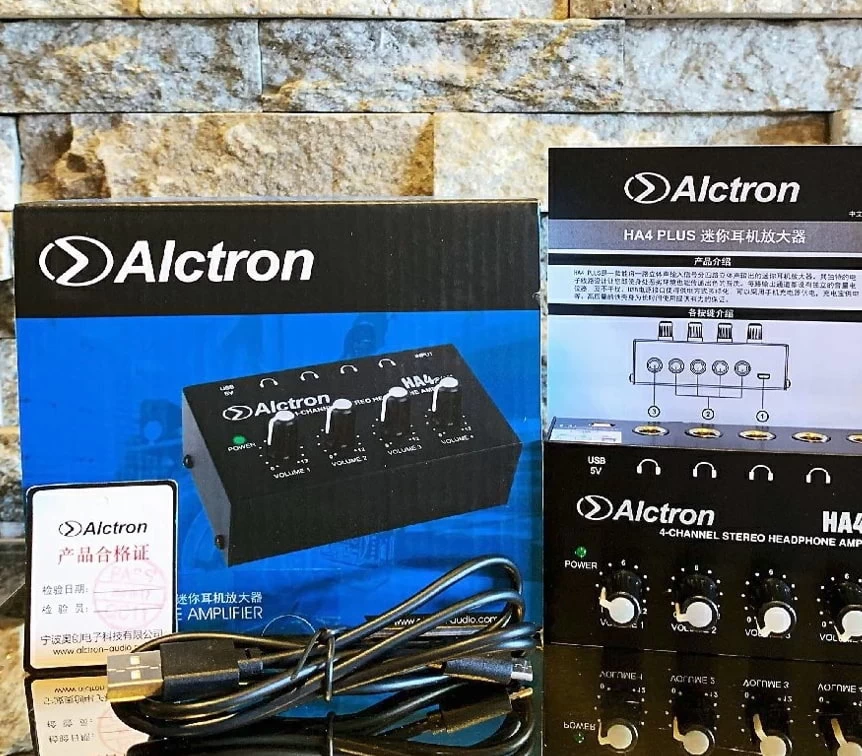 Alctron HA4-Plus Portable 4-Channel Headphone Amplifier 8 Alctron HA4-Plus Portable 4-Channel Headphone Amplifier - Image 6