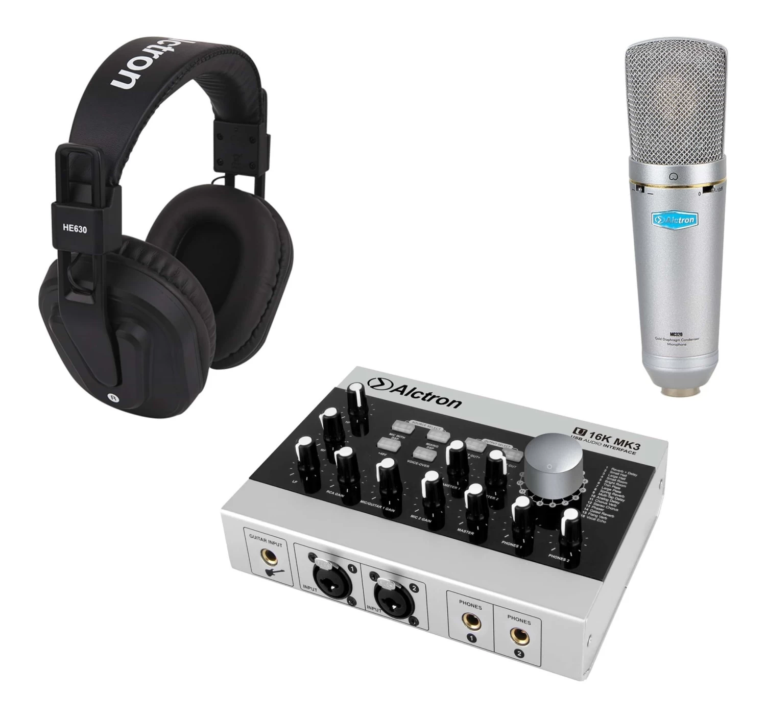 Alctron U16K-MC320 Recording Studio Pack 3 Alctron U16K-MC320 Recording Studio Pack