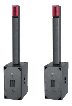 AudioCenter Dual L83+L83S Active DSP Column PA System