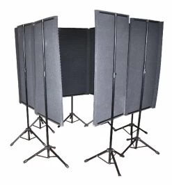 Portable Foam Panel Vocal Booth Isolation Package - 1.2m Cube -Music Equipment Store MP AP SI12 ISO Pack 3