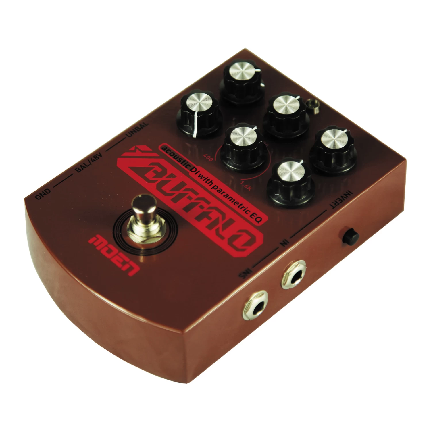 MOEN AC-BA Buffalo Acoustic Guitar Preamp DI Pedal With 9V Linear Power Supply 4 MOEN AC-BA Buffalo Acoustic Guitar Preamp DI Pedal With 9V Linear Power Supply - Image 2