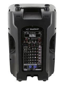 SWAMP MS-5384 Dual 15" Speaker PA Package - 8CH Mixer, Wireless Mics -Music Equipment Store MP MS 53 3