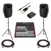 SWAMP Small Band PA System + Stage Equipment - 360W -Music Equipment Store MP PAJ12 PA Pack
