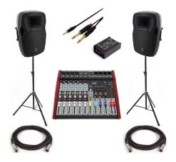 SWAMP Small Band PA System + Stage Equipment - 360W