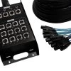16 Channel Multicore Cable W Stage Box + Multipin Connector - 15m 1 16 Channel Multicore Cable W Stage Box + Multipin Connector - 15m -Music Equipment Store MP SBL942 16 15m