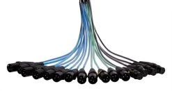 16 Channel Multicore Cable W Stage Box + Multipin Connector - 15m -Music Equipment Store MP SBL942 16 15m 2