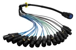 16 Channel Multicore Cable W Stage Box + Multipin Connector - 15m -Music Equipment Store MP SBL942 16 15m 5
