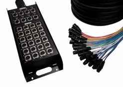32 Channel Multicore Cable W Stage Box + Multipin Connector - 20m
