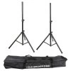 2x Speaker Stand DJ Pack - Speakers Stands And Carry Bag