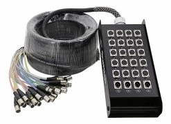 24 Channel Multicore Cable W/ Stage Box - 20m