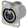 Neutrik NC3FD-LX Female XLR Panel Mount Connector -Music Equipment Store NC3FD LX