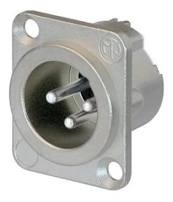 Neutrik NC3MD-LX Male XLR Panel Mount Connector