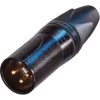 Neutrik NC3MXX-B Black Male XLR Connector - Gold Contacts -Music Equipment Store NC3MXX B